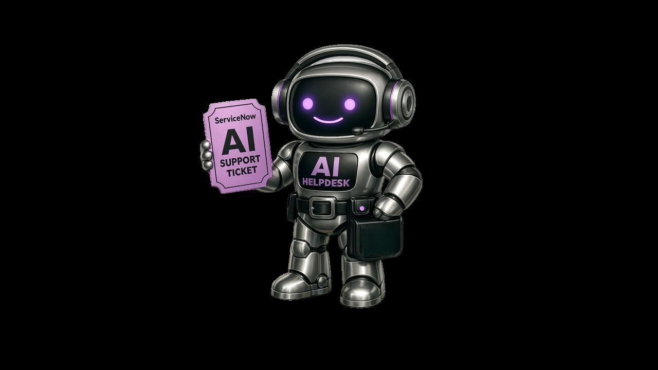 HD — AI Helpdesk mascot